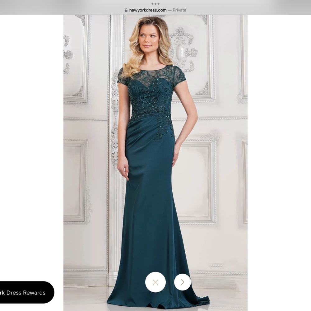 MARSONI MV1317 DRESS Dark Green Size 10